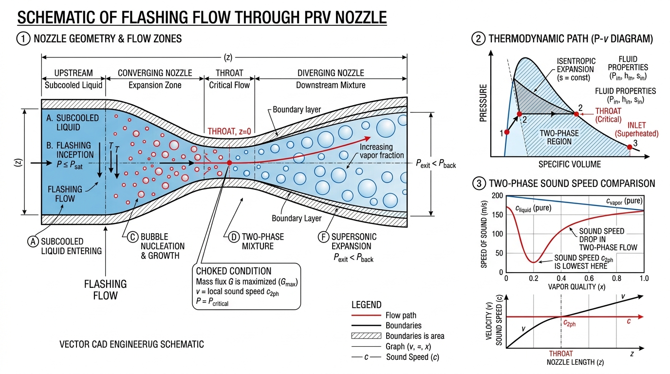 Sizing Relief Systems for Single-Phase & Flashing Two-Phase Flows (Part 3)